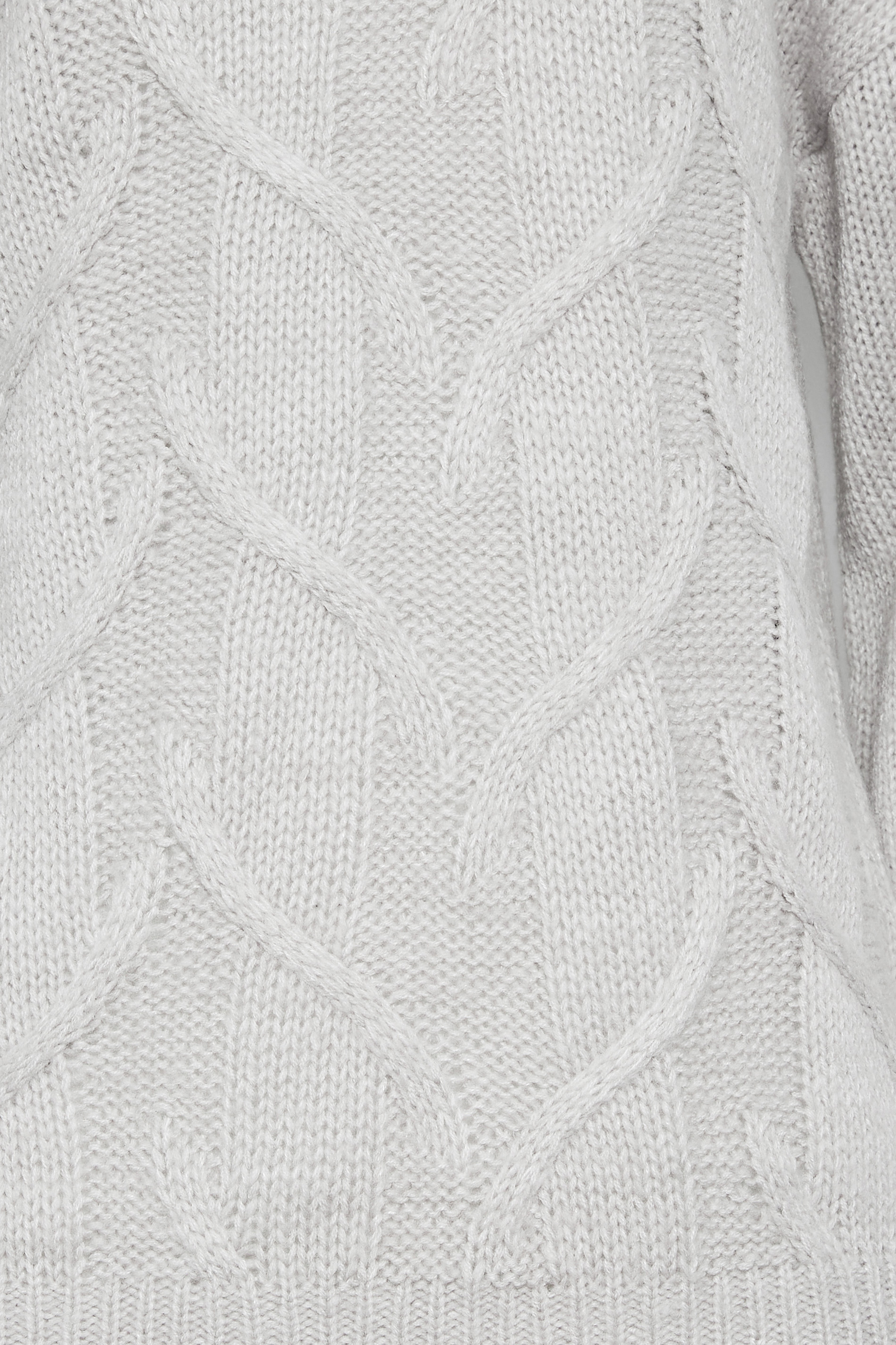 LTS Tall Grey Chunky Cable Knit Jumper | Long Tall Sally 5