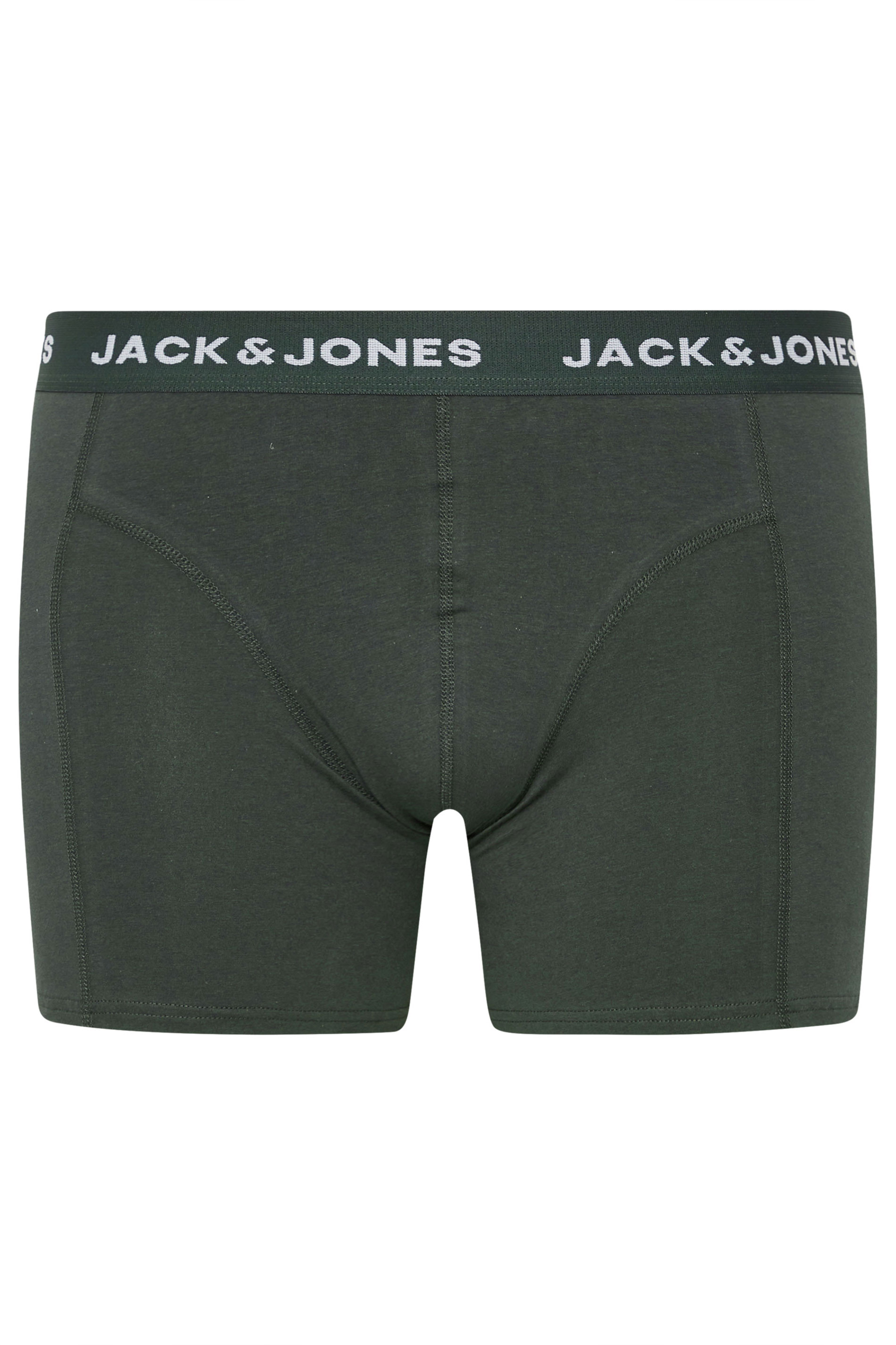 JACK & JONES 3 PACK Black 'Holly Jolly' Boxers | BadRhino 9