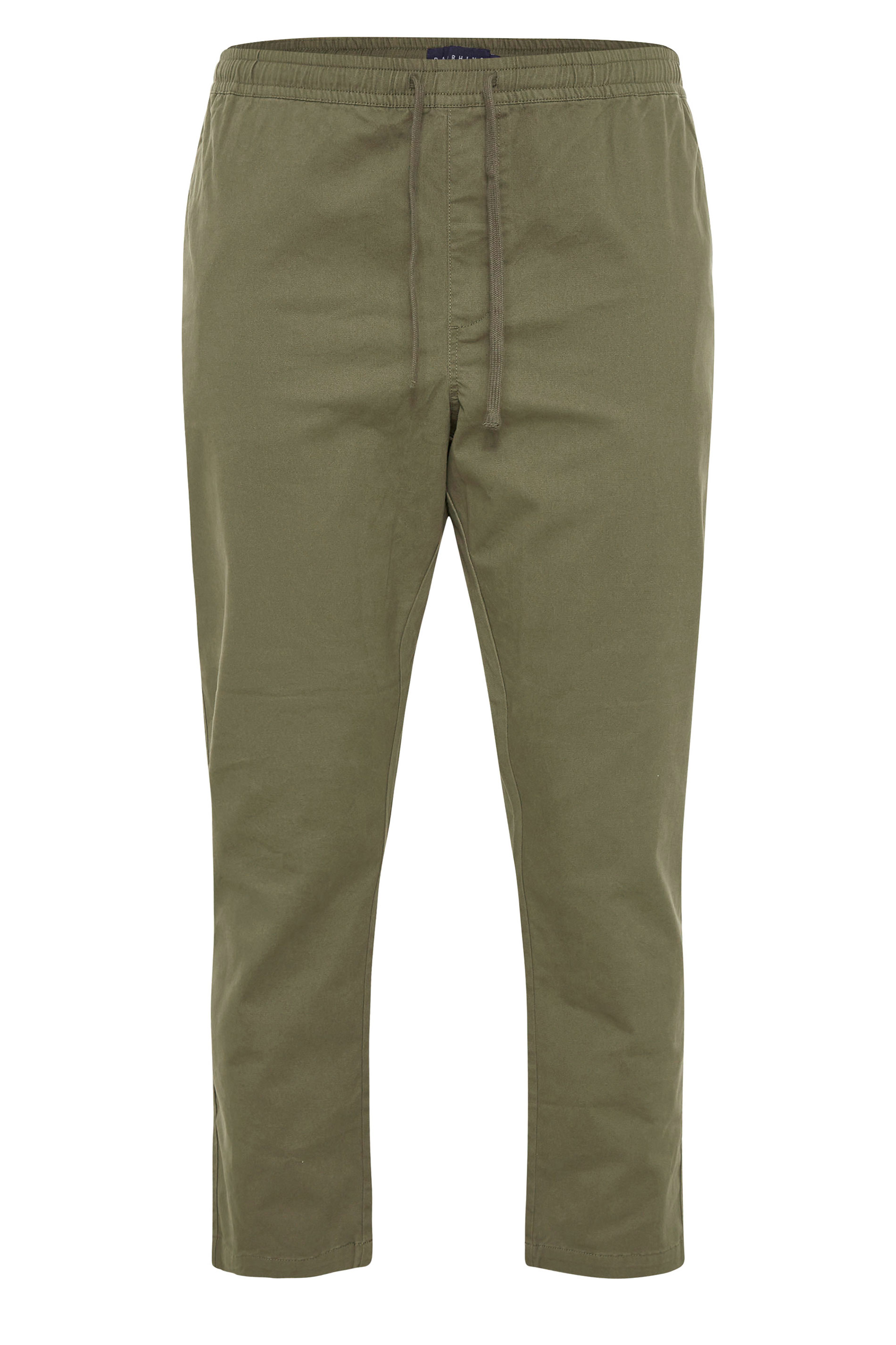 BadRhino Khaki Green Elasticated Waist Chinos | BadRhino 5
