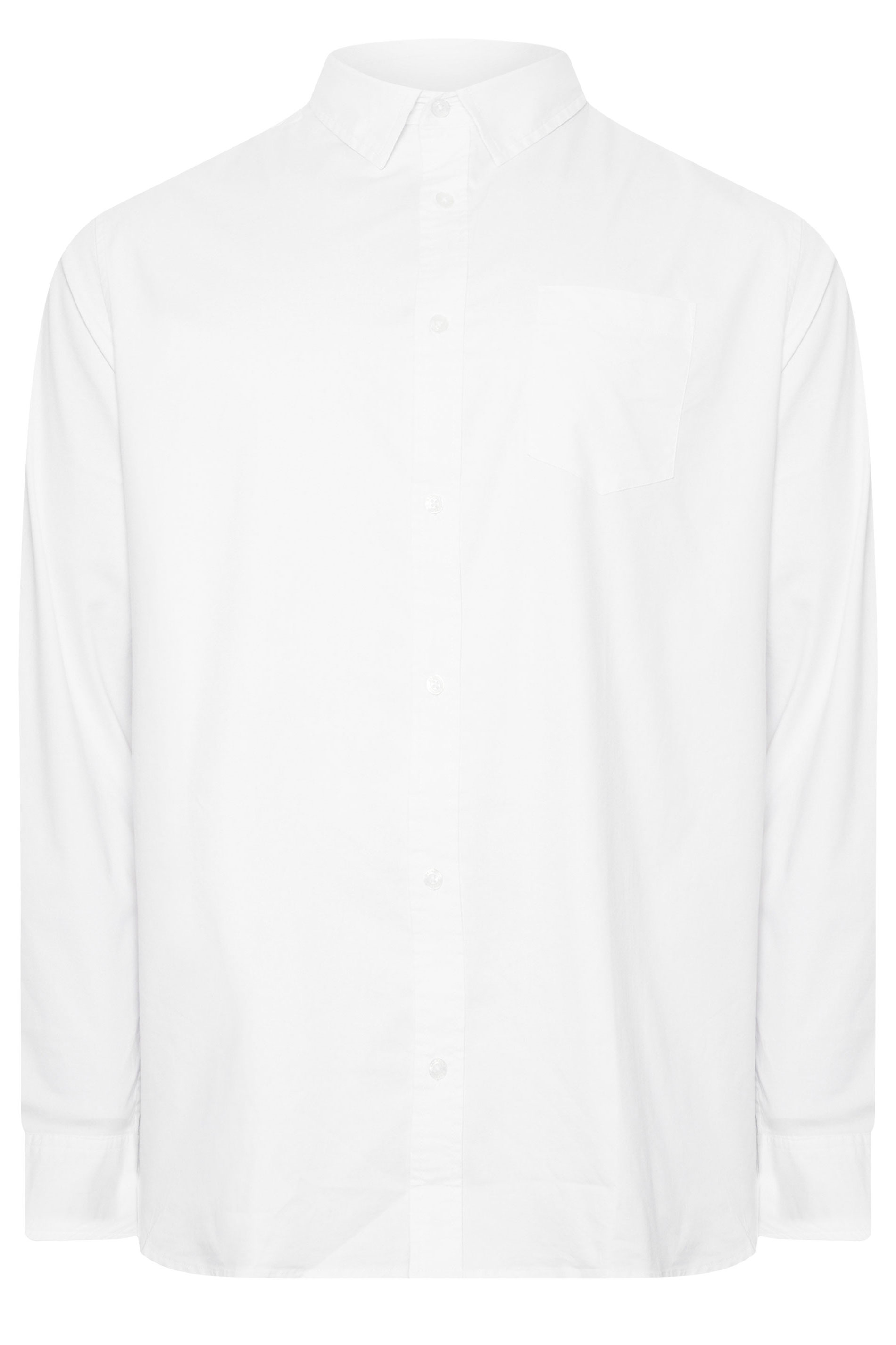 BadRhino Big & Tall White Long Sleeve Shirt | BadRhino 5