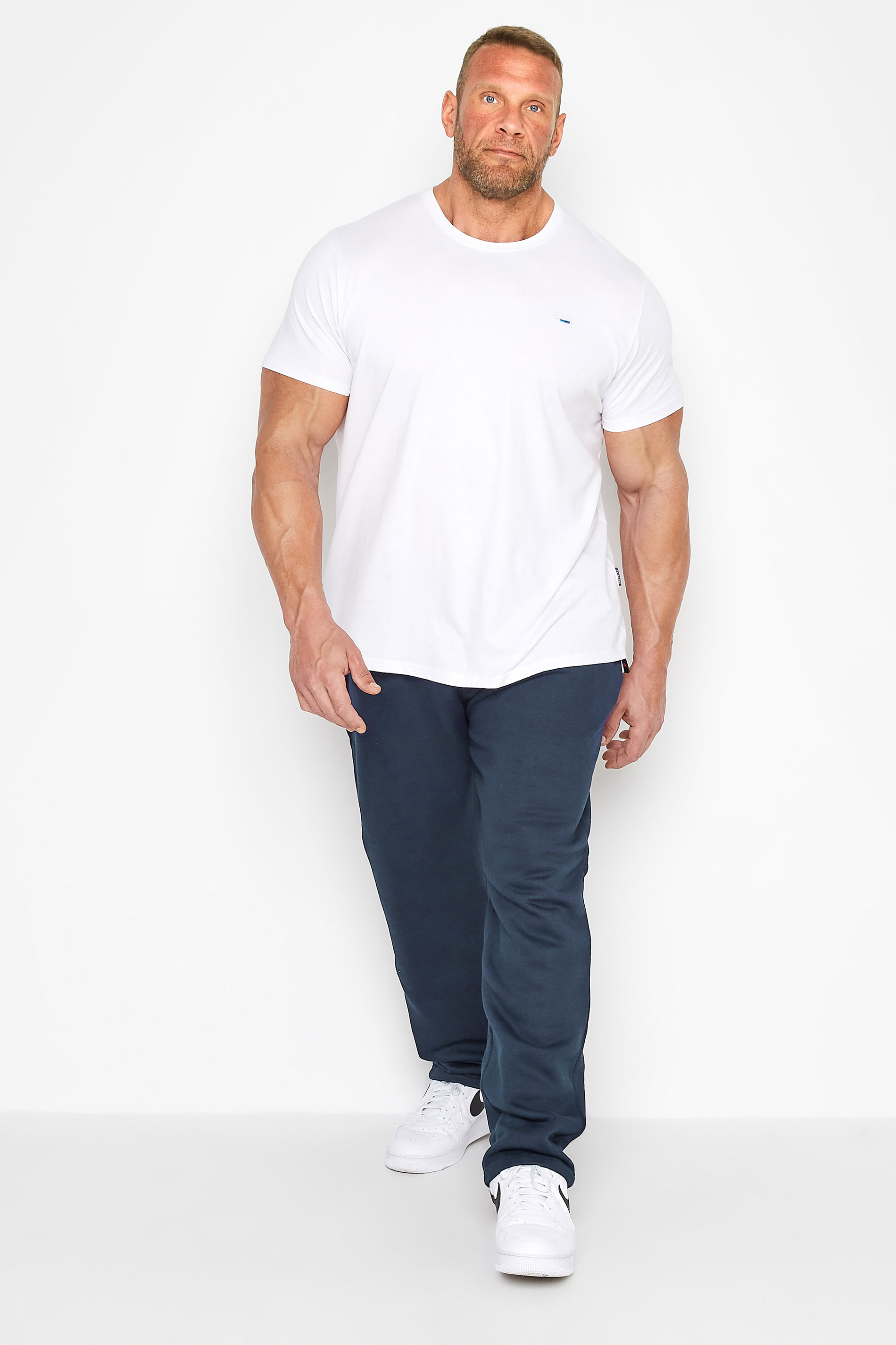 D555 Rockford Navy Blue Albert Joggers | BadRhino 2