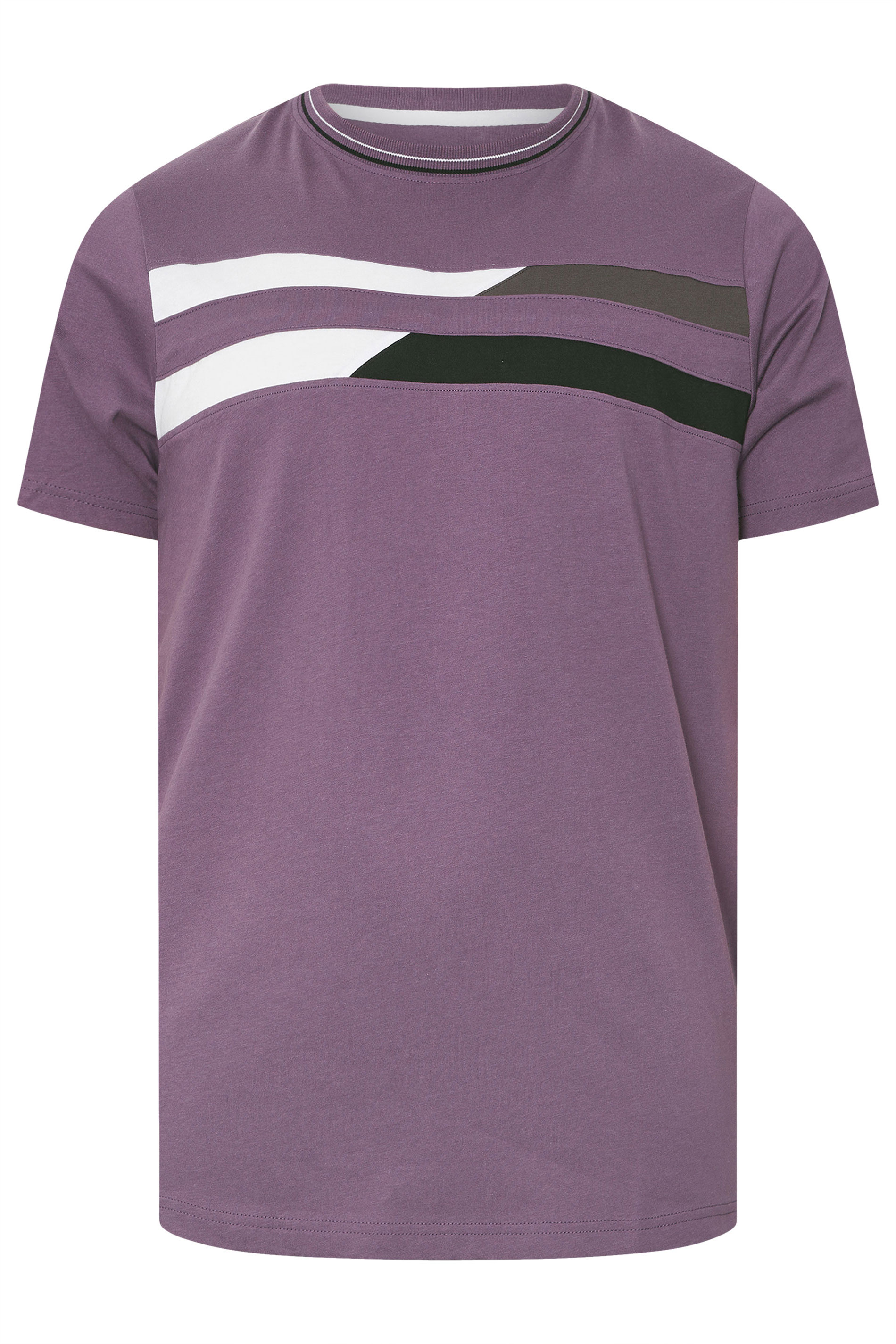 BadRhino Big & Tall Purple Cut & Sew T-Shirt | BadRhino 7