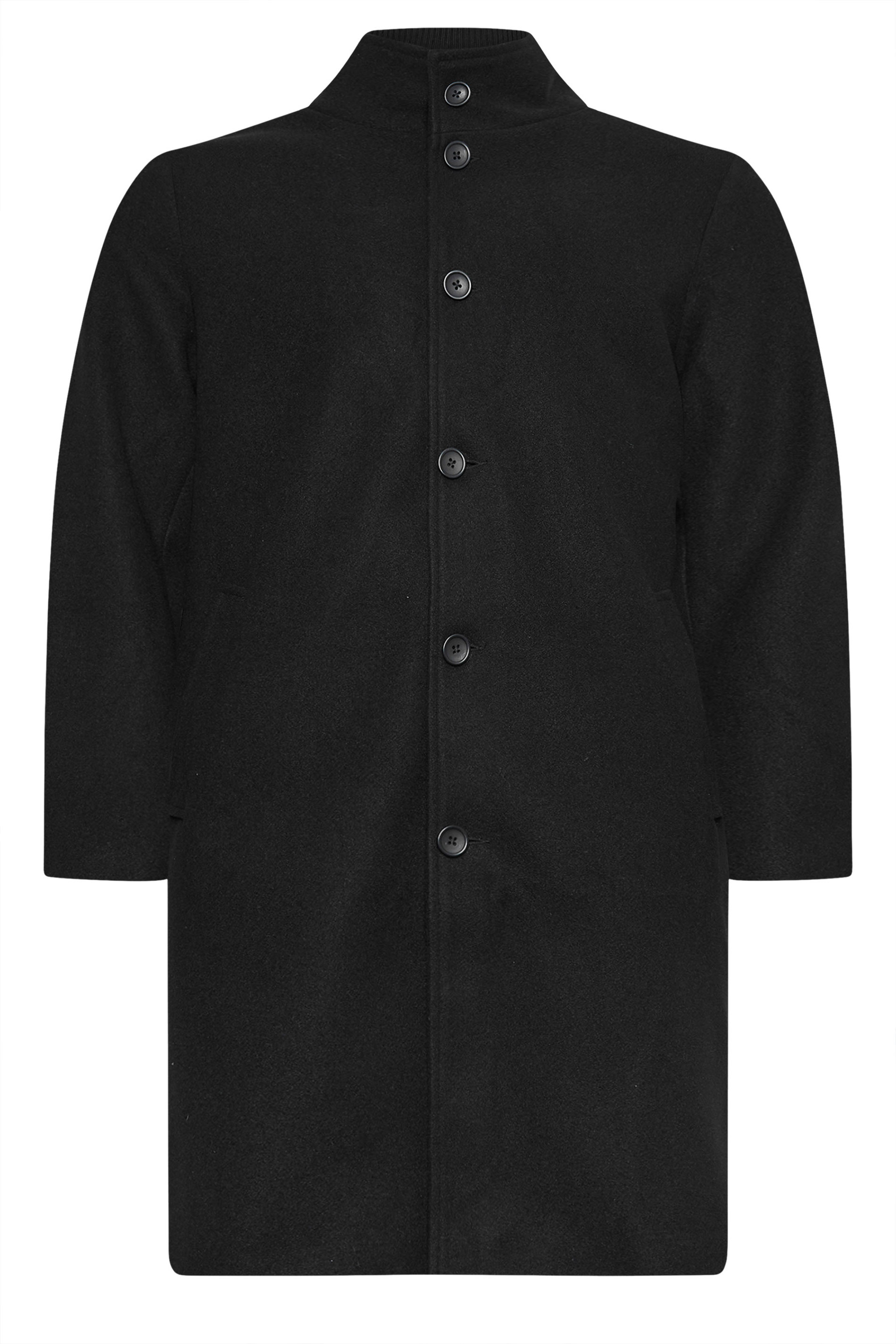 BadRhino Big & Tall Black Funnel Neck Jacket | BadRhino 4