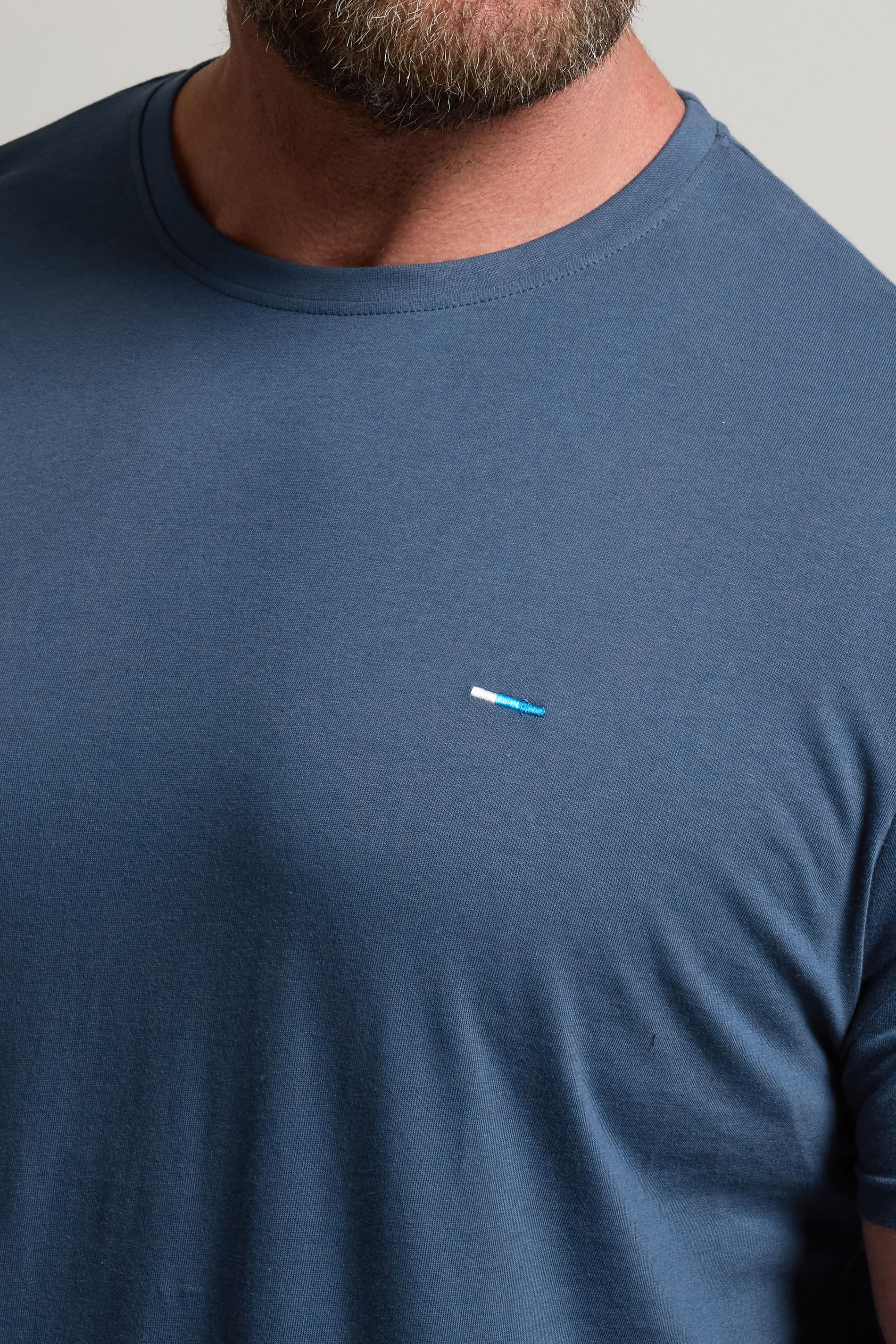 BadRhino Big & Tall Storm Blue Extra Long Core T-Shirt | BadRhino 4