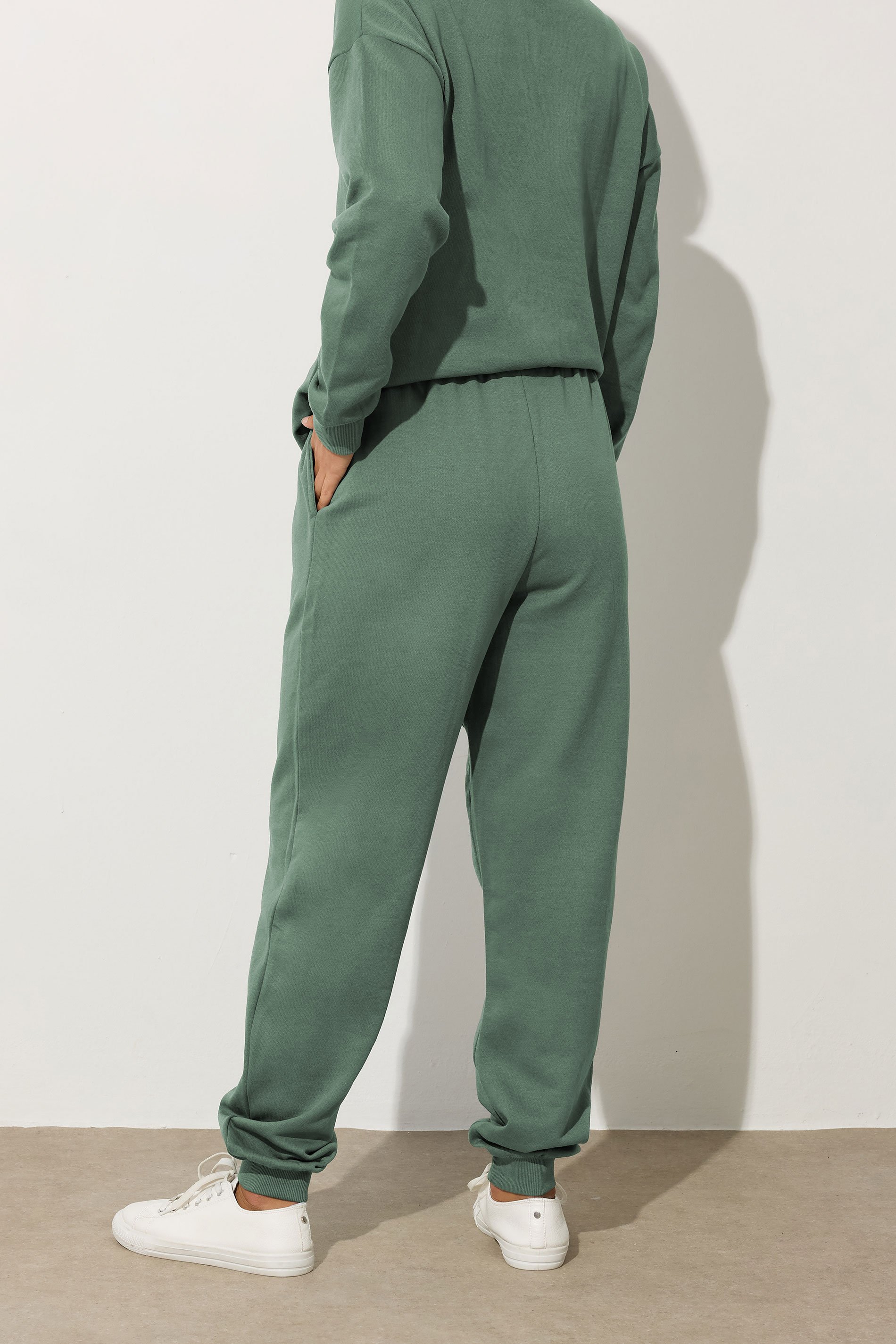 LTS Tall Women's Khaki Green Cuffed Jogger | Long Tall Sally  3