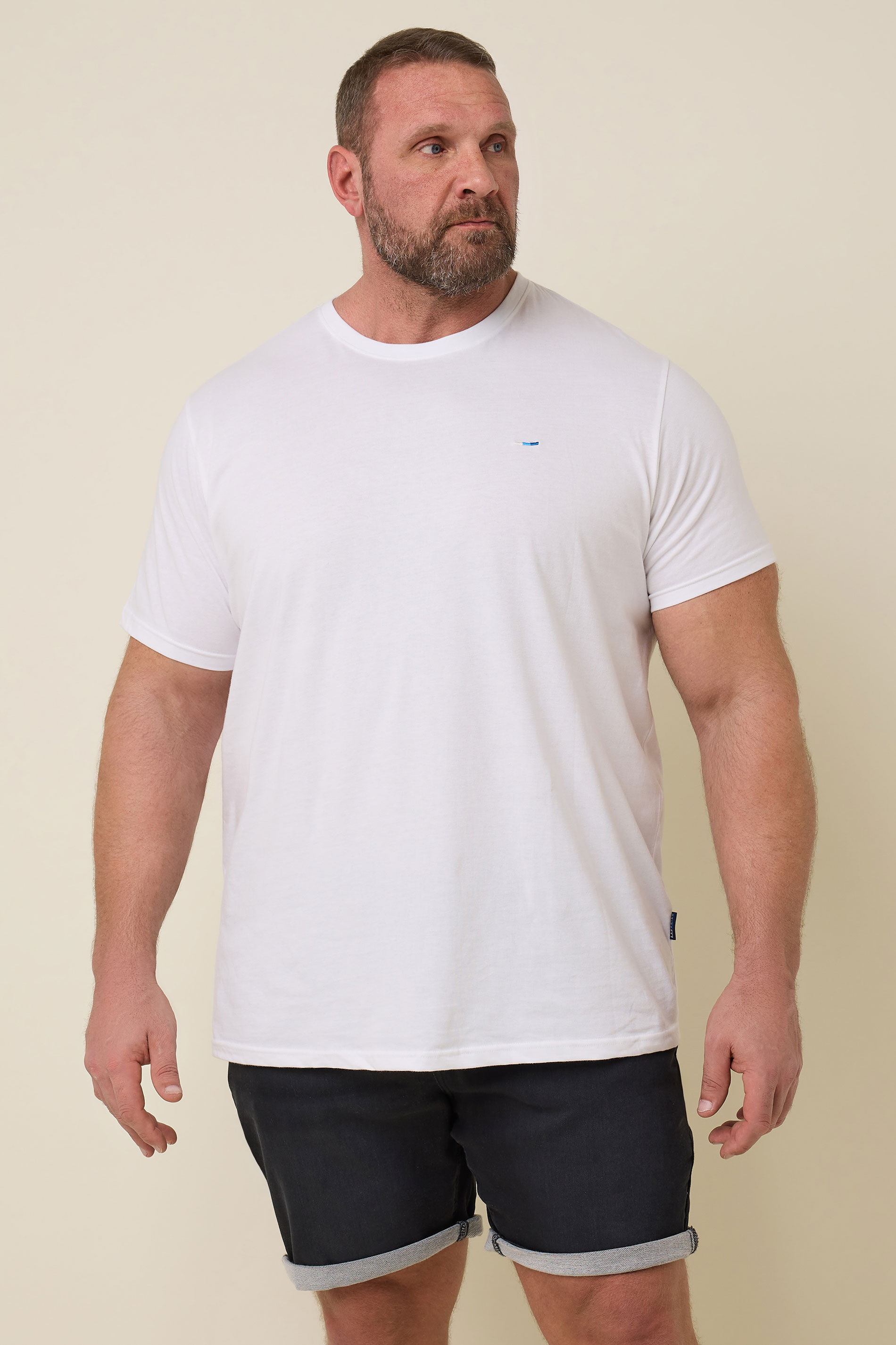 BadRhino Big & Tall Black Knitted Denim Shorts | BadRhino 1