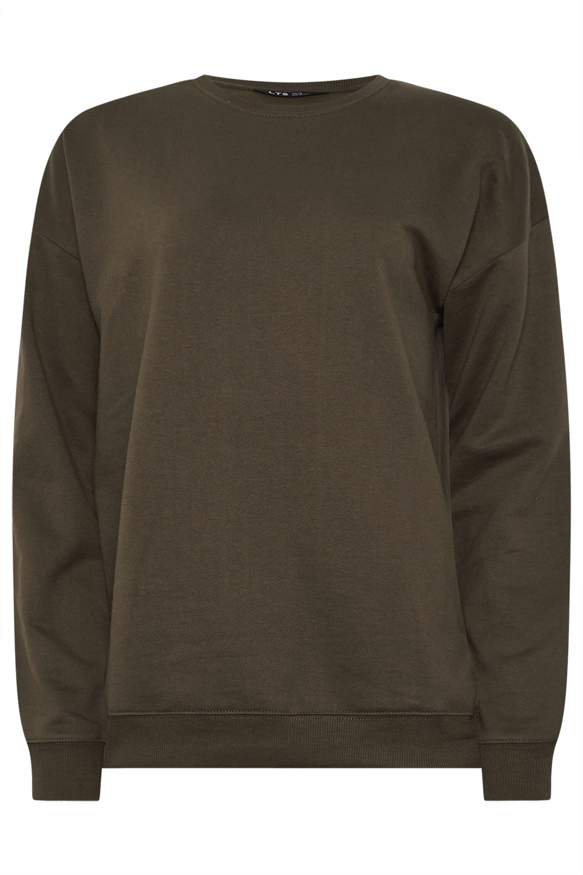 LTS Tall Chocolate Brown Crew Neck Sweatshirt | Long Tall Sally 6