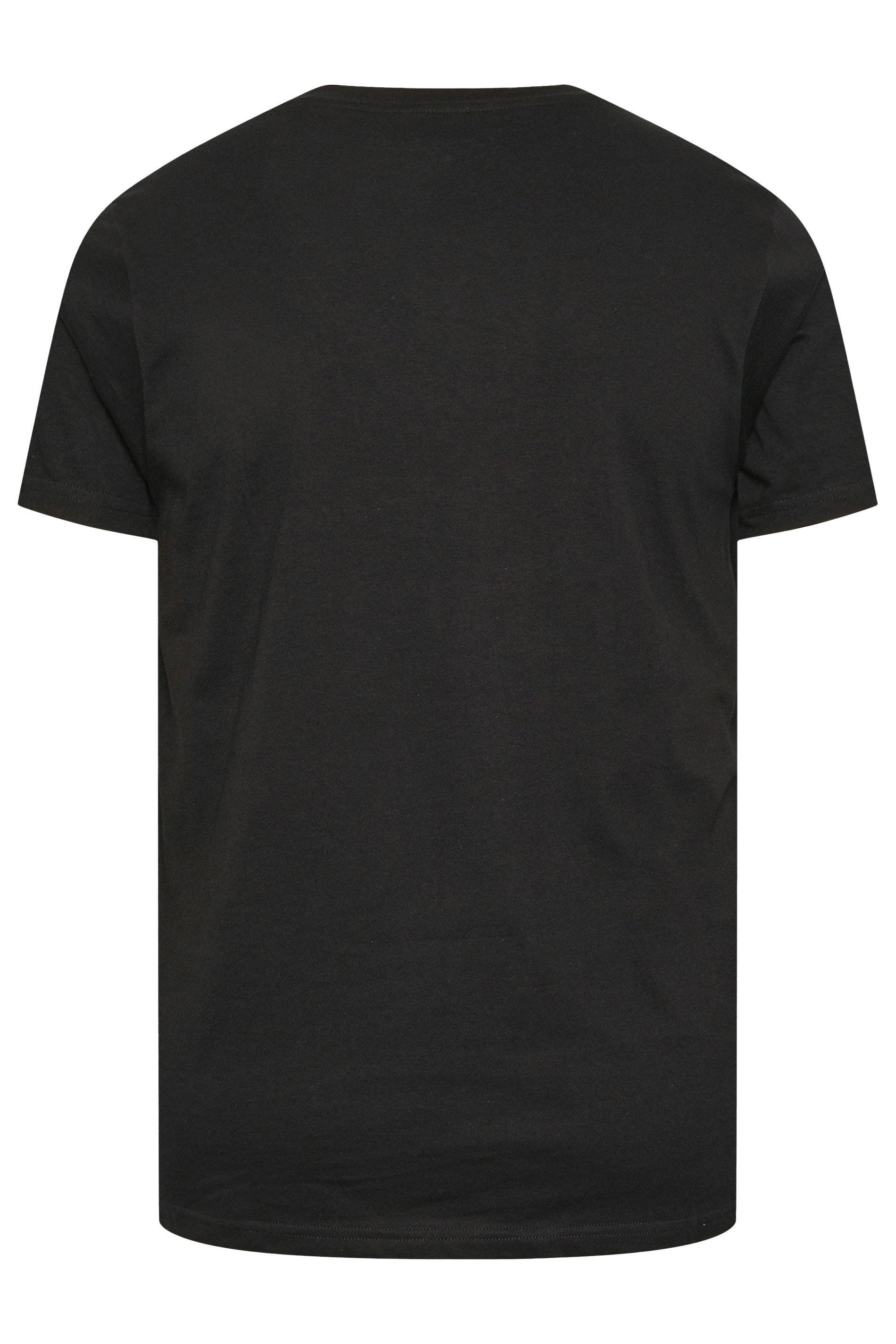 BadRhino Big & Tall Black Skiing Skeleton Graphic Christmas T-Shirt | BadRhino 5