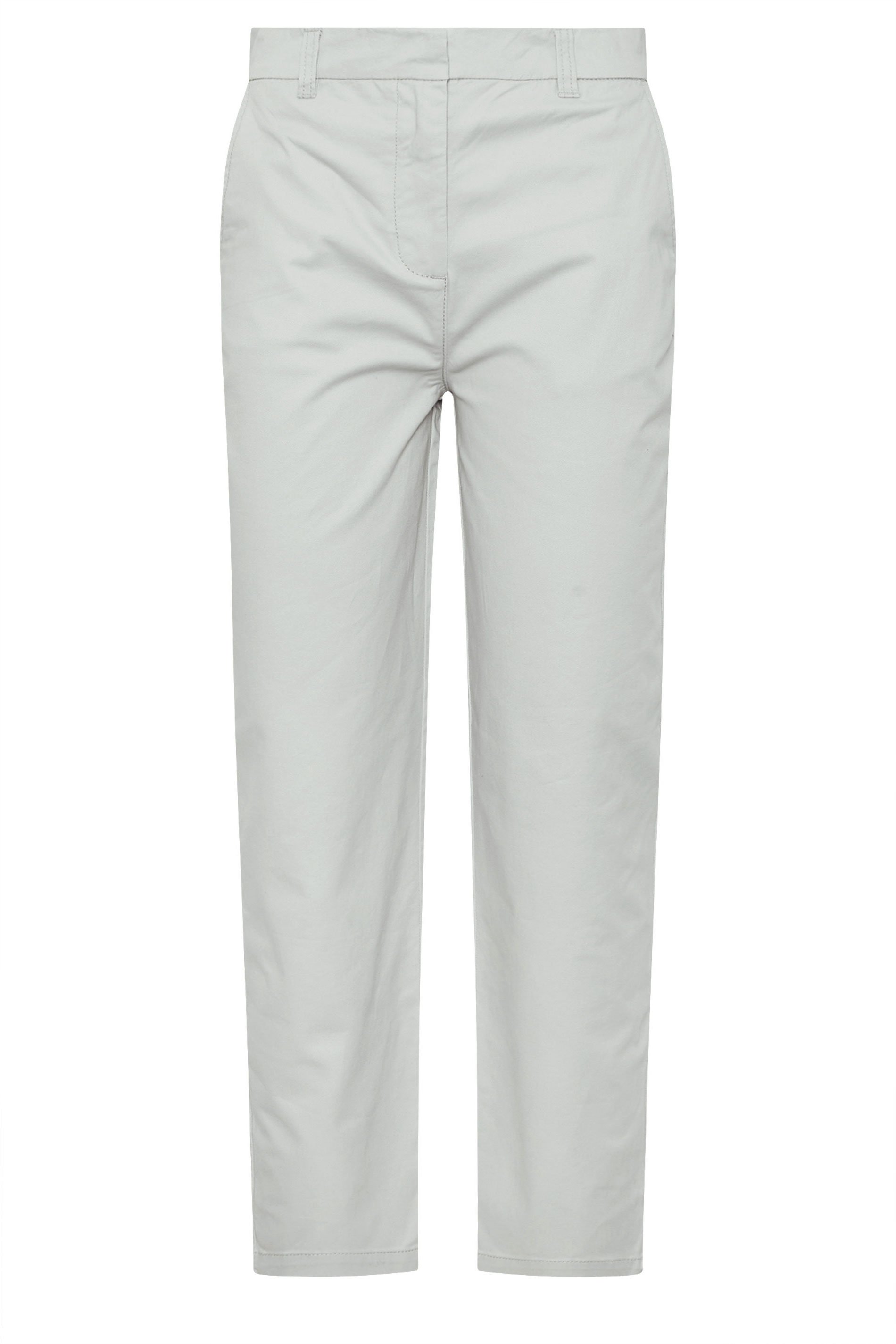 LTS Tall Grey Cotton Chino Jeans | Long Tall Sally 5